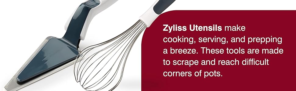 Zyliss Right Scoop Ice Cream Scoop - Ergonomic, Dishwasher-Safe Ice Cream Scooper Perfect for Gelato, Sorbet, Frozen Yogurt & More - Red