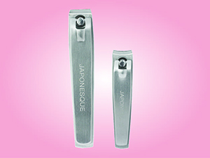 JAPONESQUE Fingernail & Toenail Clippers Set with Salon Quality Sharp Blades Made from Stainless Steel