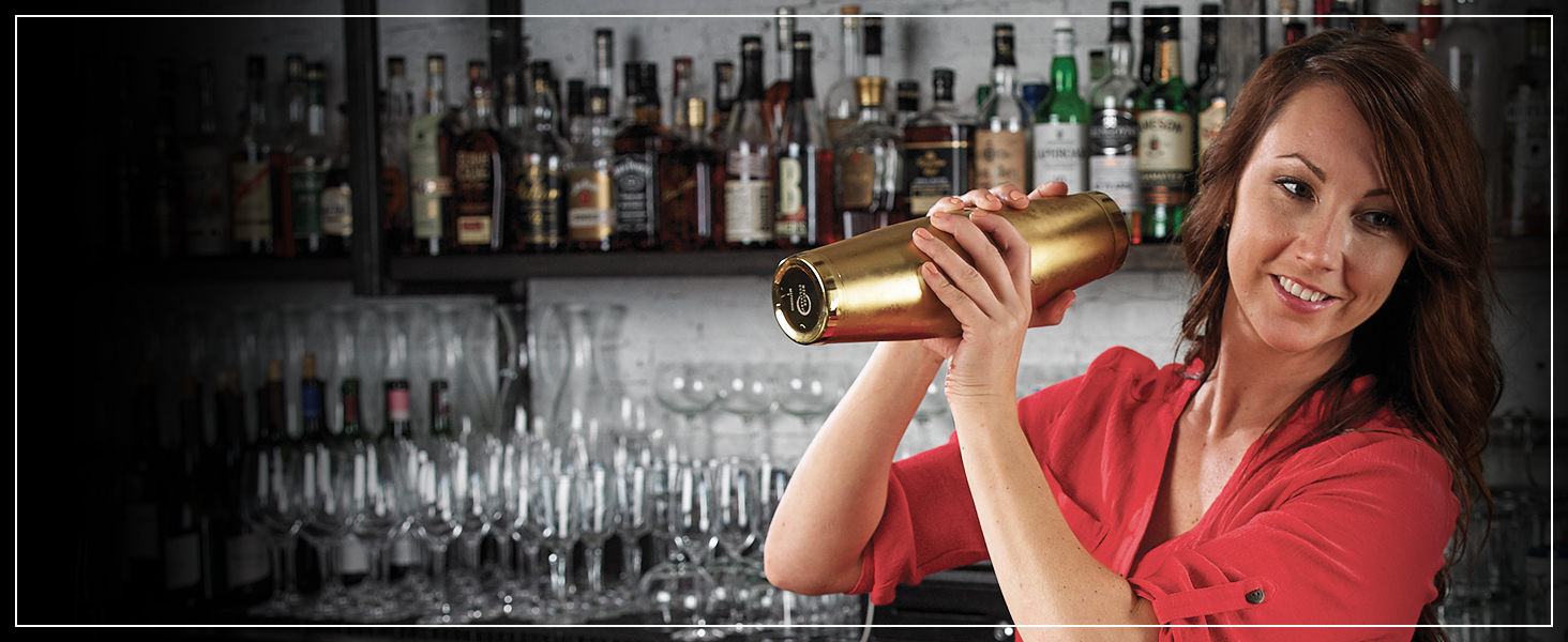 Barfly M37101GD Basics Cocktail Set, 5-Piece, Gold