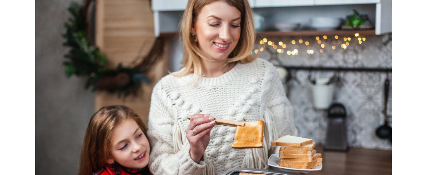 Toaster Tongs With Magnet | Kitchen Utensils For Cooking and Holding Toast Bacon Muffin Bagel Bread | 8 Inch Long Natural Non Toxic Bamboo