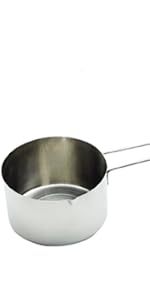 American METALCRAFT, Inc. American Metalcraft MCL75 Stainless Steel Measuring Cup, 3/4-Cup