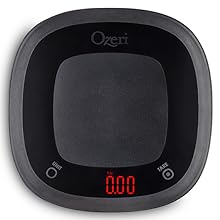 Ozeri Touch Waterproof Digital Kitchen Scale, Washable and Submersible