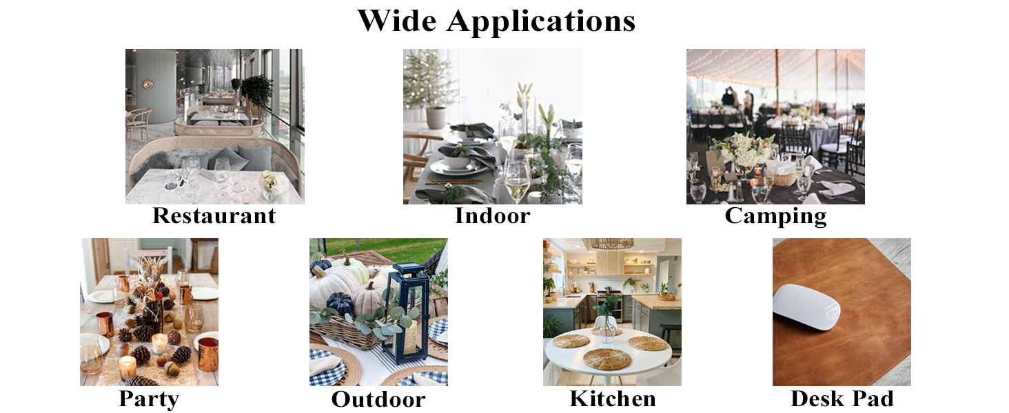 Home Brilliant Linen Placemats Set of 4 Heat Resistant Dining Table Cloth Place Mats Kitchen Table Mats Placemats Table Spring Decor, Natural Linen