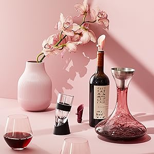 Houdini 24oz Glass Cocktail Shaker, Includes Six Recipes