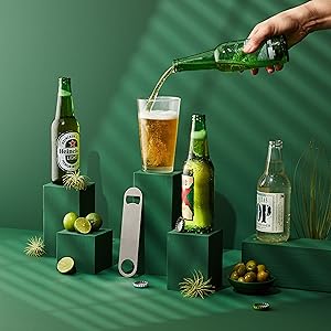Houdini Wing Corkscrew Wine Bottle Opener, Stainless Steel Non-Stick Spiral, Dishwasher Safe, Clamps Securely onto Bottle, Will Not Crumble Corks