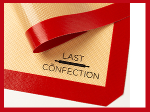 Last Confection Silicone Baking Mat - Set of 2 Non-Stick Quarter Sheet (8-1/2