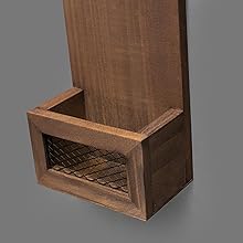 ZGZD Wooden Bottle Opener Wall Mounted with Cap Catcher, Gifts for Men and Beer Lovers