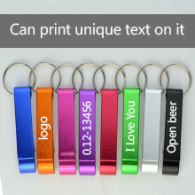 16 pcs 8 Colored Metal Bottle Opener, Split Key Ring Chain Keychain Bulk Aluminum Pocket Claw Bar Soda Beverage Beer Bottle Opener