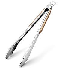 Kitchen Tongs Set of 3, Cooking Tongs with Silicone Tips, Non-Stick Non-Scratch Heat Resistant Tongs for Grilling Cooking BBQ Salad Serving (Multicolor, 7/9/12 Inch)