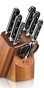 Cangshan TV2 Series 1022995 Stainless Steel Forged Carving Fork, 6-Inch