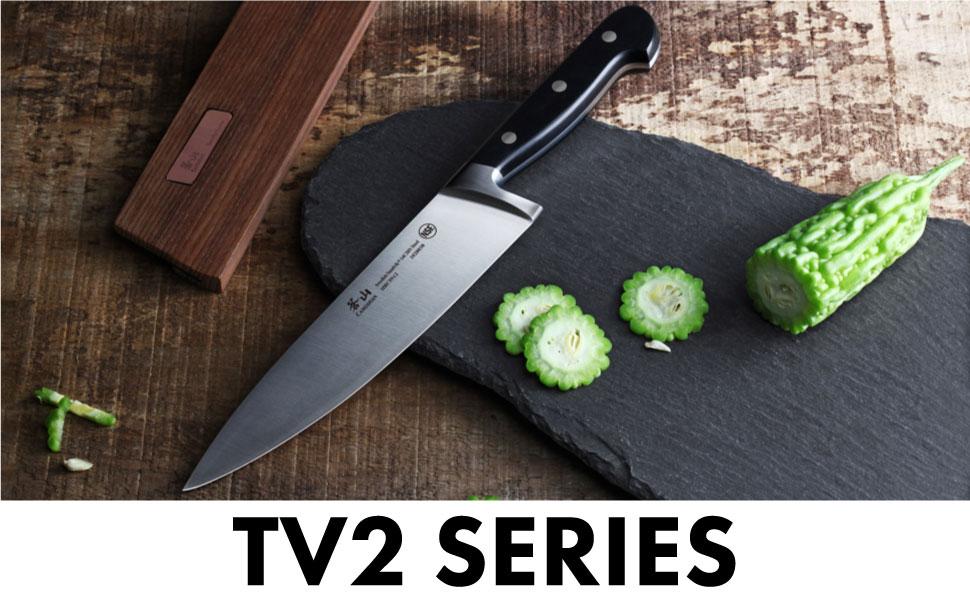 Cangshan TV2 Series 1022995 Stainless Steel Forged Carving Fork, 6-Inch