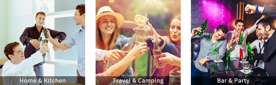 Beer Bottle Opener, Valentine's Day Gifts for Dad, Men, Him, Husband, Boyfriend