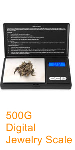 Food Travel Scale Portable Pocket Scale Gram Capacity 500g Degital Kitchen Small Miniature Scale Lab Measuring Scale High Precision