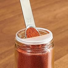 AllSpice Stainless Steel Double Sided Measuring Spoon- Teaspoon and Tablespoon