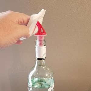 Measured Pourer - Liquor Bottle Pourers - Collared - (3pk) Made 100% In The USA. Bar Spouts That Don't Leak - No Cracks, Just A Perfect Cocktail Pour Everytime. Great for Wine Too! (1.5oz)