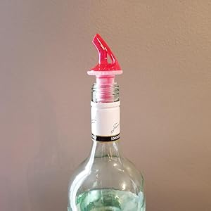 Measured Pourer - Liquor Bottle Pourers - Collared - (3pk) Made 100% In The USA. Bar Spouts That Don't Leak - No Cracks, Just A Perfect Cocktail Pour Everytime. Great for Wine Too! (1.5oz)