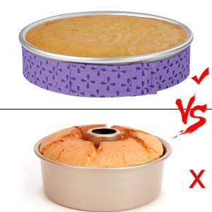 Mity rain 4-Piece Cake Pan Dampen Strips, Super Absorbent Thick Cotton Strips for Baking, Cake Leveler and Baking Supplies