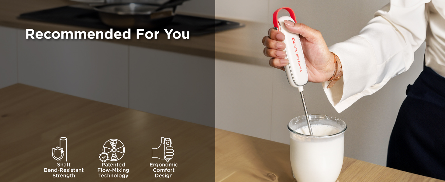 Kitchen Mama Auto Electric Can Opener: Open Your Cans with A Simple Press of Button - Automatic, Hands Free, Smooth Edge, Battery Operated, YES YOU CAN (Red)