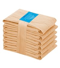 RUVANTI Flour Sack Towels 12 Pack 28 x 28 Inches, Ring Spun 100% Cotton Dish Towel, Machine Washable, Absorbent - Flour Sack Kitchen Towels for Drying and Cleaning - White