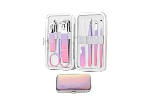 Manicure set Men Personal Care Tools Accessories Finger and Toe Nail Clippers Set Professional Manicure Pedicure Kit With Travel Case Nail Grooming Kit Gifts for Men Women Father Mother