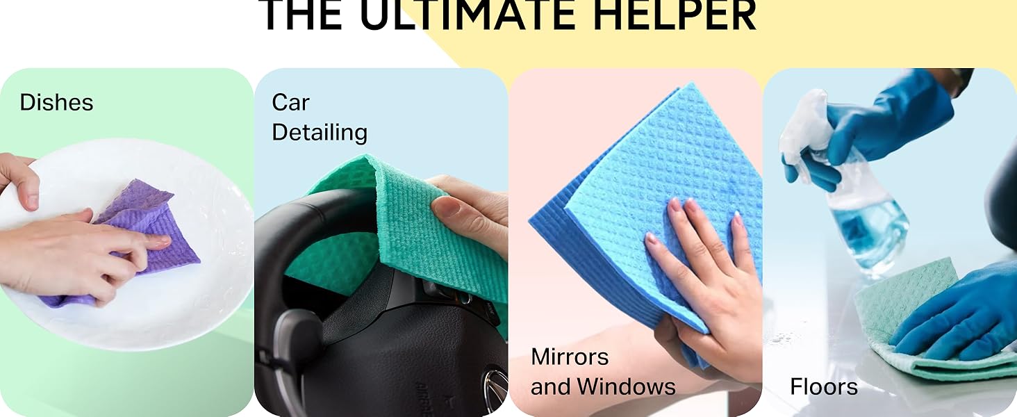 Swedish Wholesale Dishcloths Reusable 8