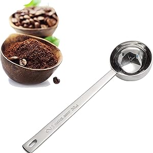 Coffee Scoop Stainless Steel Tablespoon long handled Spoons 2Tbs (30ML)