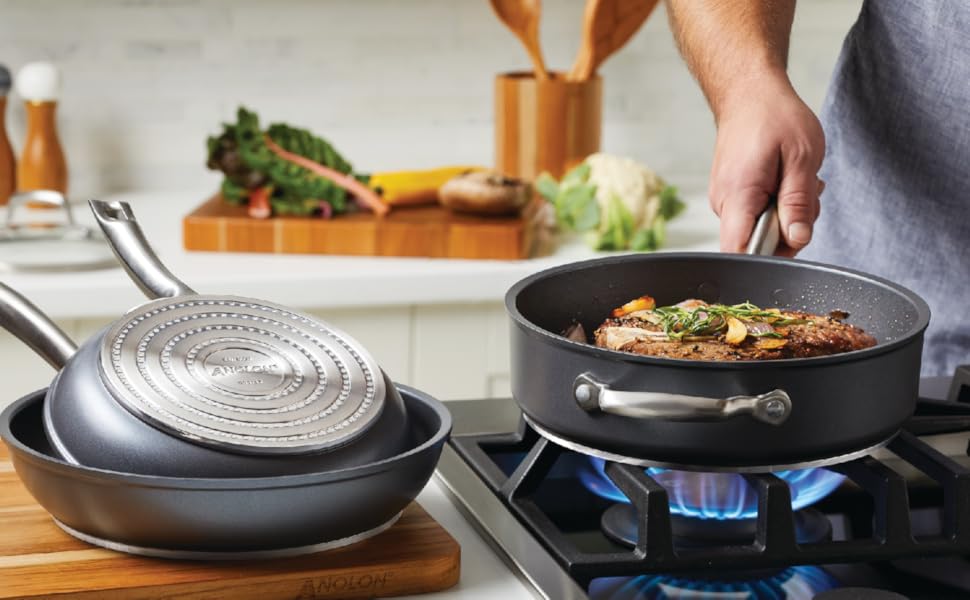 Anolon Tools and Gadgets Pizza Cutter and Server Set