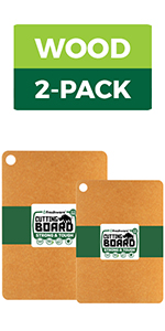 Freshware Cutting Boards for Kitchen, Chopping Board 3-Pack with Different Sizes, Juice Grooves and Non Slip Handles - Reversible, Large Cutting Board Set - Dishwasher Safe - Gray