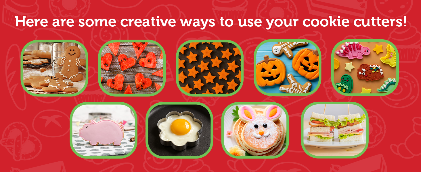 Pumpkin Cookie Cutter 3 Piece Set, Premium Food-Grade Stainless Steel, Dishwasher Safe