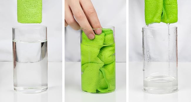 MR.SIGA Microfiber Cleaning Cloth,Pack of 12,Size:12.6