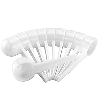 Cornucopia Brands Bulk Pack of Teaspoon Measuring Spoons (24-Pack); 5 ml / 5 cc Scoops Which Fit Inside a Spice Bottle