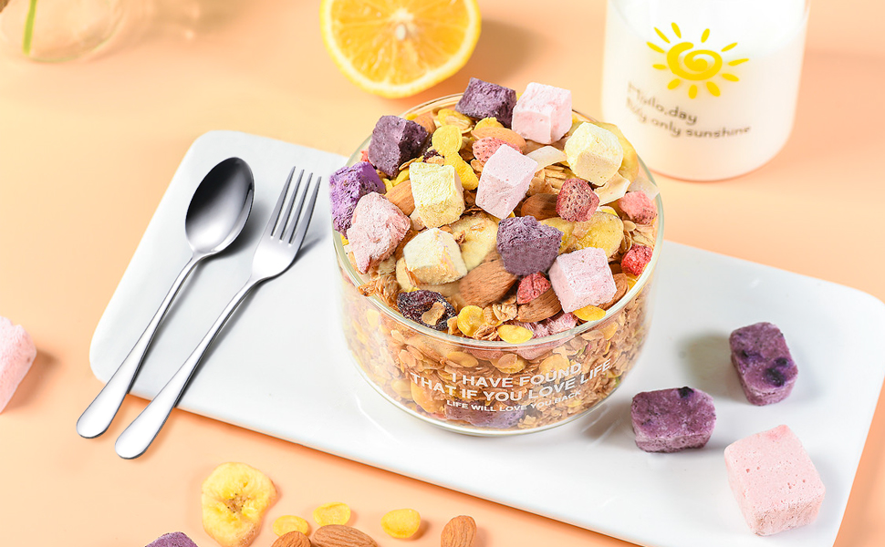 VANRA 4-Piece Children Spoons Stainless Steel Kids Dinner Spoons Child Silver Cutlery Set 5.6-inch (4 spoons)