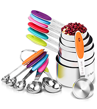 Coffee Scoop: U-Taste 18/8 Stainless Steel Measuring Coffee Scoop 2 tablespoon, Short Handled Measure Scooper for Ground Coffee, Bean in Canister (Silver, 2Tbsp/30ml)