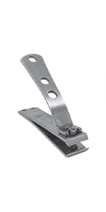 KOHM Nail Clippers for Thick Nails - Heavy Duty, Wide Mouth Professional Fingernail and Toenail Clippers for Men, Women & Seniors, Silver