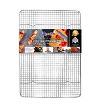 KITCHENATICS Heavy Duty Half Sheet Cooling Racks, Rust Resistant Stainless Steel Baking Racks, Wire Racks Fit Half Sheet Pan, Bacon Grill Rack for Oven, Cookie Cooling Racks 11.8