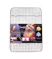 KITCHENATICS Heavy Duty Half Sheet Cooling Racks, Rust Resistant Stainless Steel Baking Racks, Wire Racks Fit Half Sheet Pan, Bacon Grill Rack for Oven, Cookie Cooling Racks 11.8