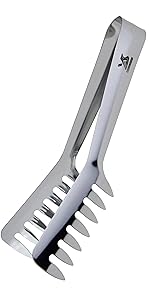 12 Inch Kitchen Tweezers Fine Tweezer Tongs, MSY BIGSUNNY Stainless Steel Food Tweezers Multi-function Precision Serrated Tips Cooking Tongs Kitchen Serving Tong