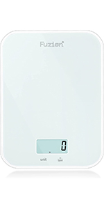 Fuzion Digital Kitchen Scale 3000g/ 0.1g, Pocket Food Scale 6 Measure Modes, LCD, Tare, Digital Scale Grams and Ounces with 2 Trays for Food, Cooking, Nutrition, Reptiles(Battery Included)