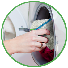 Whiffkitch Dishcloths Dishrags for Kitchen and Household Cleaning 6x7 6-Pack Non-Scratch 2-Ply Weave, Bamboo-Rayon Fabric, Absorbent, Washable, Long-Lasting