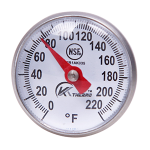 KT THERMO Instant Read 1-Inch Dial Thermometer(4-Pack),Best for The Coffee Drinks,Chocolate Milk Foam