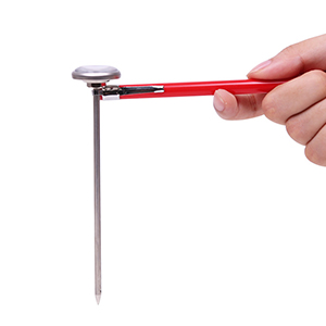 KT THERMO Instant Read 1-Inch Dial Thermometer(4-Pack),Best for The Coffee Drinks,Chocolate Milk Foam