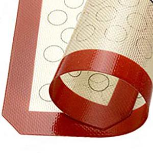 Baking Sheet with Silicone Mat Set, Set of 8 (4 Sheets + 4 Mats), Stainless Steel Cookie Sheet Baking Pans with Reusable Silicone Baking Mat, Non Toxic & Heavy Duty & Easy Clean