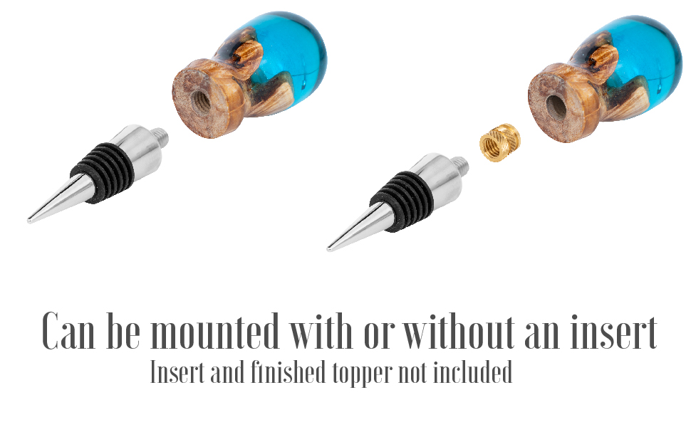 Savannah Classic Chrome Style Bottle Stopper with 3/8