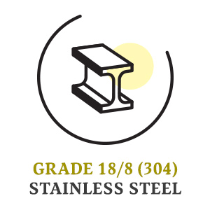 Spring Chef Stainless Steel Measuring Cups Set of 7 with Pour Spout - Nesting Kitchen Tools with Easy Read Markings to Measure Dry or Liquid Ingredients - Metal Measuring Cups for Baking & Cooking