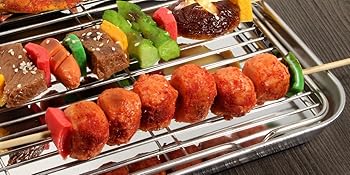 Wildone Baking Sheet & Rack Set [2 Sheets + 2 Racks], Stainless Steel Cookie Pan with Cooling Rack, Size 16 x 12 x 1 Inch, Non Toxic & Heavy Duty & Easy Clean