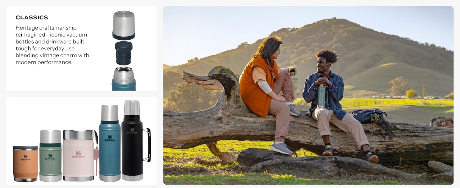 Stanley Happy Hour Cocktail Shaker Set 20 oz | Bartender Kit for Camping and Travel | Cocktail Drink Mixing Set with 2 Cups | Insulated Stainless Steel | BPA-Free | Stainless Steel