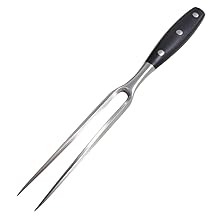 Carving Fork, Meat Fork, 12 Inch Cooking Fork, Stainless Steel BBQ Fork, Long Metal Chef Pro Kitchen Forks for Barbecue, Serving, Cooking, Grilling, Roasting
