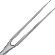 Carving Fork, Meat Fork, 12 Inch Cooking Fork, Stainless Steel BBQ Fork, Long Metal Chef Pro Kitchen Forks for Barbecue, Serving, Cooking, Grilling, Roasting