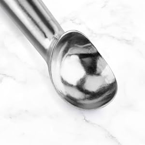 New Star Foodservice 7006957 Commercial Ice Cream Dipper Scoop Yellow 3-oz Size 12 (Hand Wash Only)