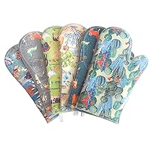 RED LMLDETA Heat Resistant 550 Degree Oven mitt, Silicone Oven Hot Mitts - 1 Pair, Extra Long Professional Baking Oven Gloves - Food Safe,Pot Holders Cooking,Grilling,Kitchen (Purple Mittens)